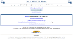 Desktop Screenshot of crunchtimebaseball.com